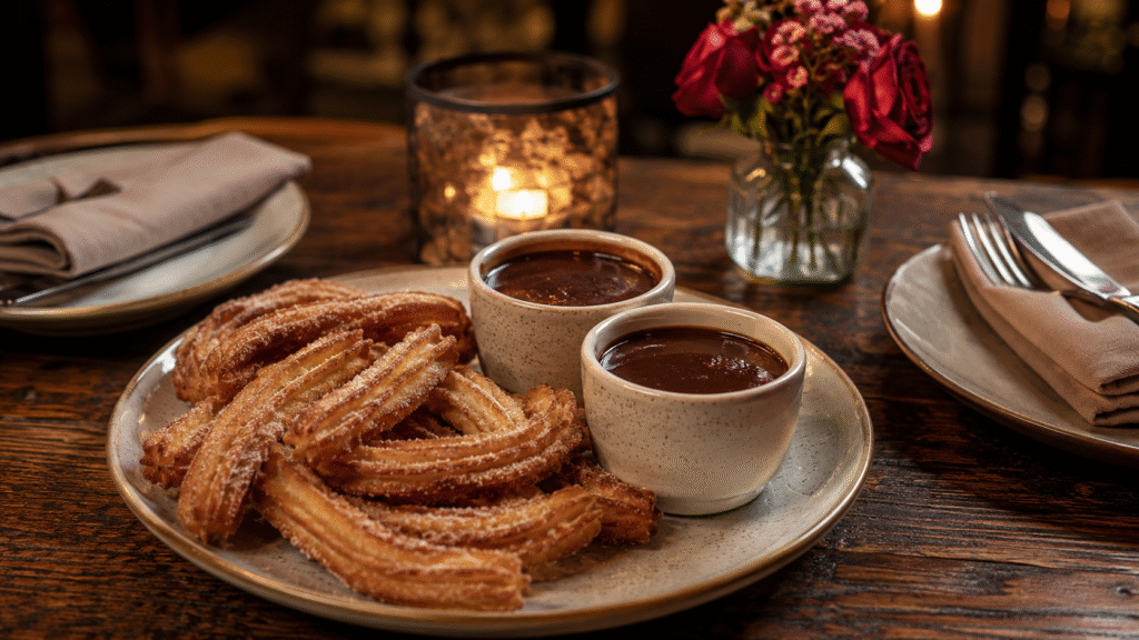 valentine’s dinner london, spanish food, best spanish restaurant london, churros london