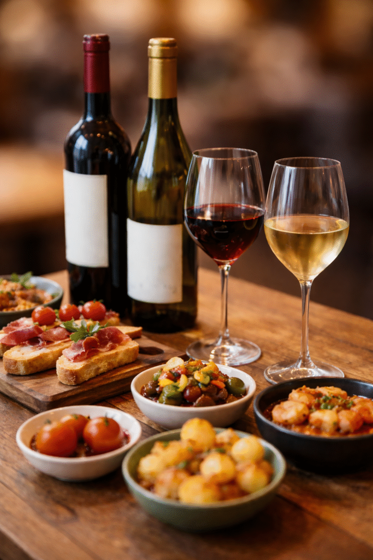best spanish wine for tapas, wine to serve with spanish food, spanish wines london