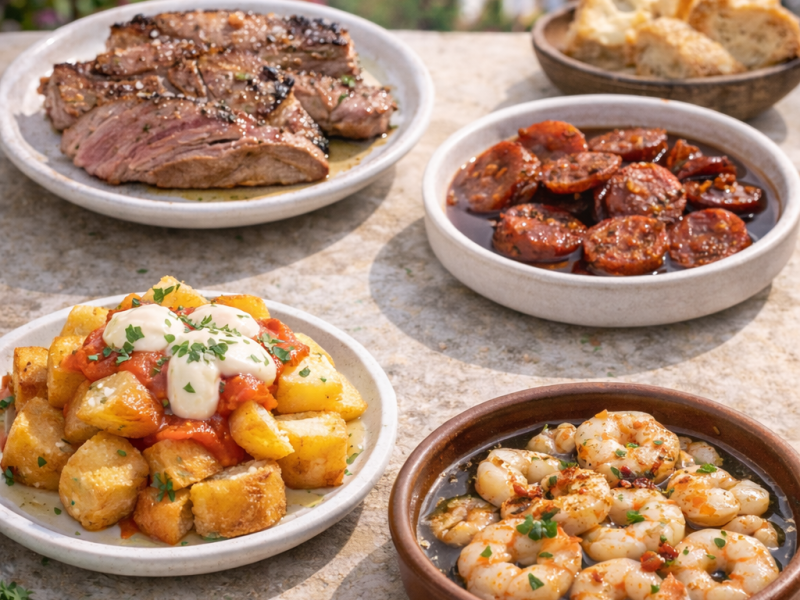 spanish menu tapas