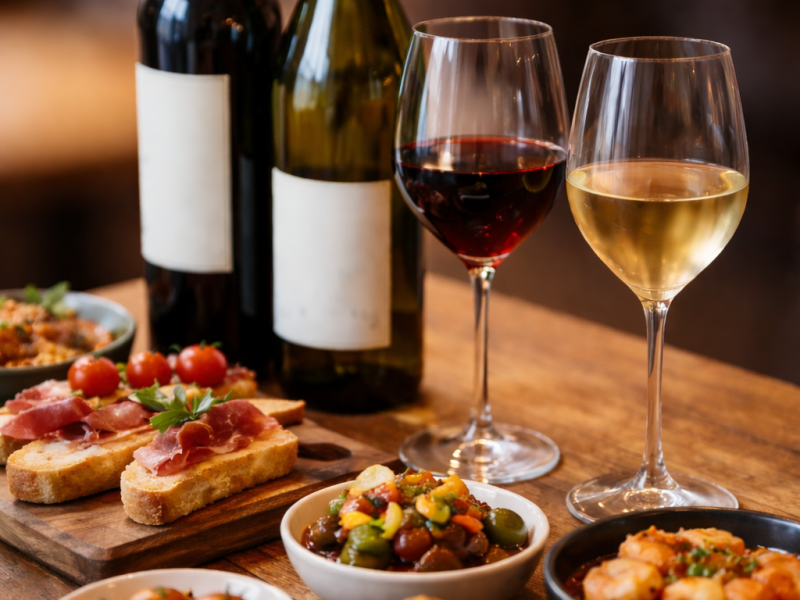 best spanish wine for tapas, wine to serve with spanish food, spanish wines london